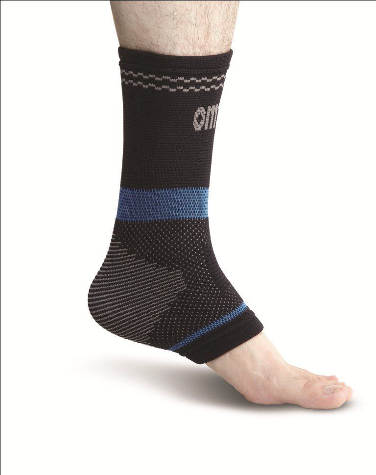 Superior Elastic Ankle Support - Black (Single Piece)