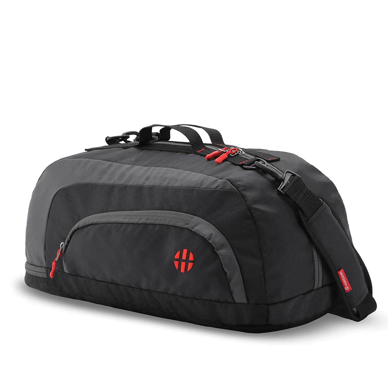 Gym Duffel/ Sports Bag for Men and Women with Shoe Compartment (31 Ltrs, Black, Grey)