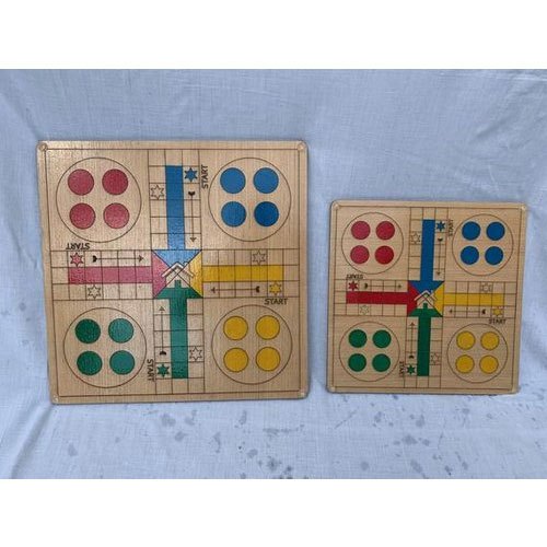 Polished Wooden Ludo Game Board, Shape: Square