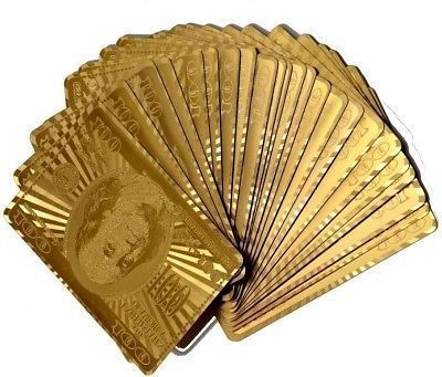 24K Gold Plated Playing Card