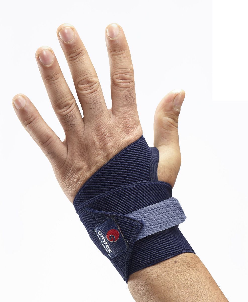 Hand Support - Blue - Free Size - Velcro Strap