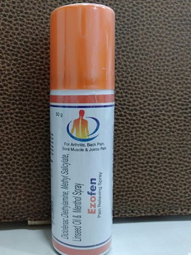 Ezofen Pain Relieving Spray, 50gm, Packaging Type: Spray Bottle