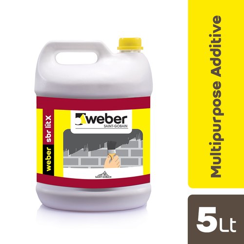 Weber Liquid Webertec SBR Litx Waterproofing Bonding and Repair, Packaging Type: Can