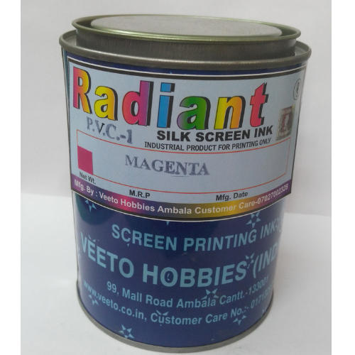 Radiant Magenta PVC Screen Printing Inks, Pack Size: 1 Kg also available in 250gm and 5Kg