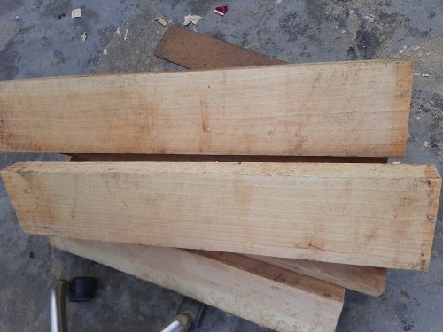 Short Handle Natural Grade 1 English Willow Clefts, For Advance Player